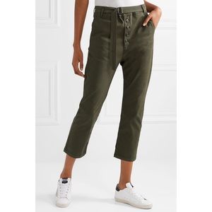 3X1 Vic cropped stretch-cotton straight-leg pant